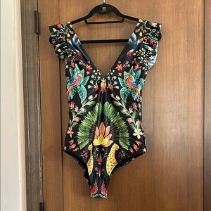 Averie Blaise large Floral Tropical One-Piece Swimsuit